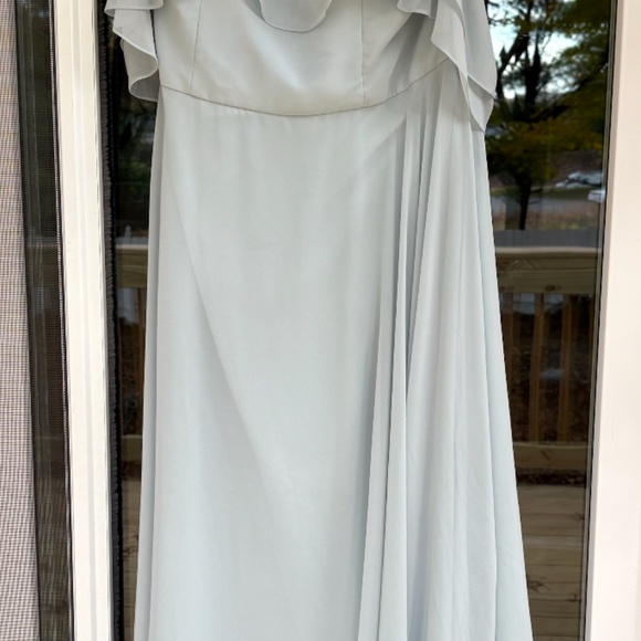 Kennedy Blue Allison Bridesmaids Dress Seaglass Size 18 - Picture 2 of 6